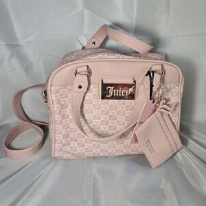 NWT Juicy Couture Miss Juicy Satchel / Crossbody - Pink Diamond